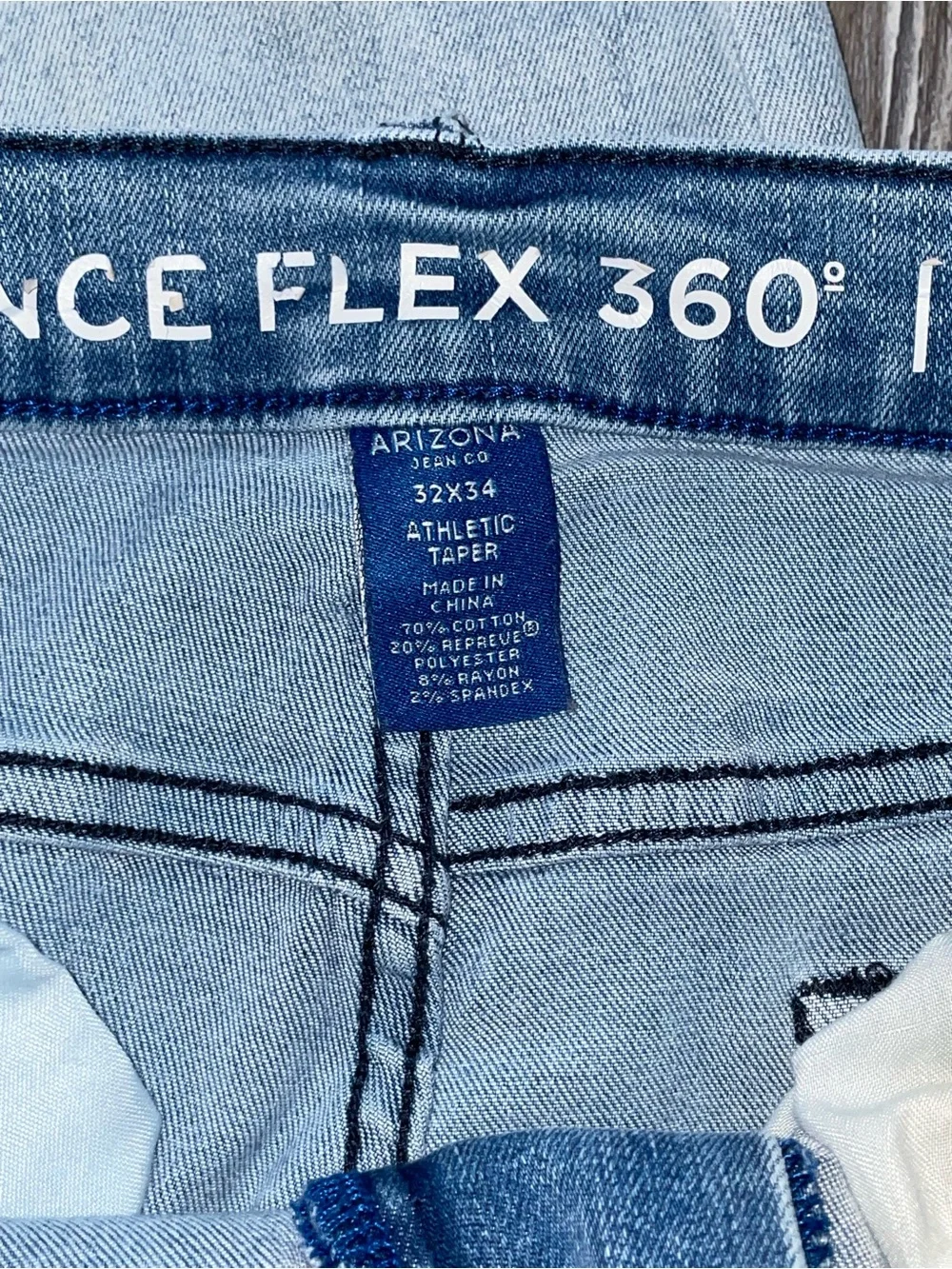 Light Blue Men’s Distressed Knee Denim Jeans , 32x34